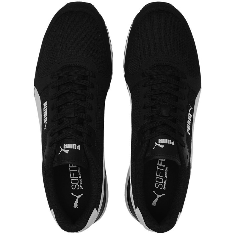 Síťované pánské boty Puma St Runner v3 černé 384640 01 černý 2