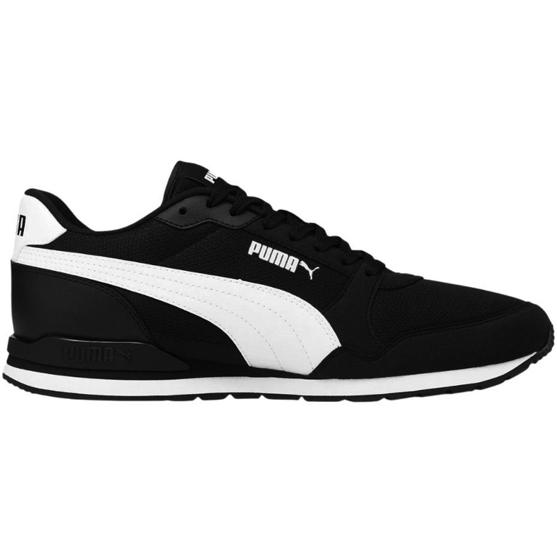 Síťované pánské boty Puma St Runner v3 černé 384640 01 černá 1