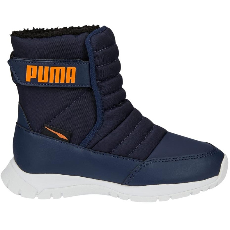 Dětské boty Puma Nieve Wtr Ac Ps, tmavě modrá 380745 06 modrý 1
