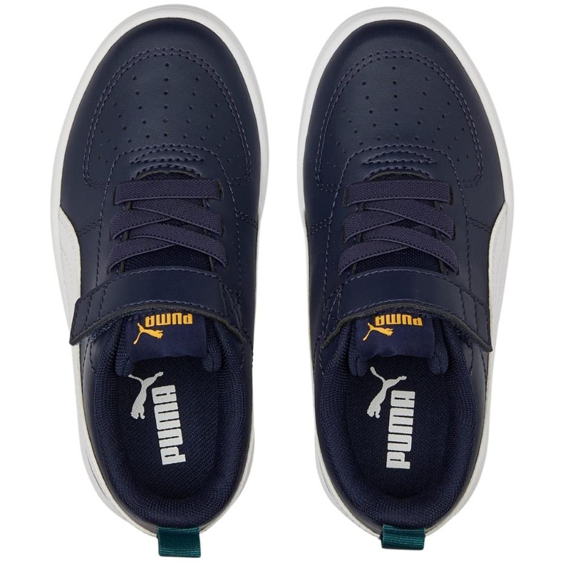 Dětské boty Puma Rickie Ac Ps, tmavě modrá a bílá 385836 07 modrý 2