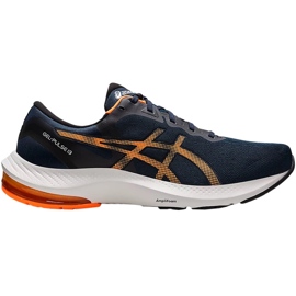 Asics Gel Pulse 13 pánské běžecké boty, tmavě modrá a oranžová 1011B175 403 modrý 1