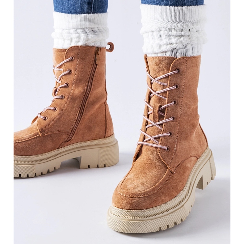 Červené tenisky s masivní podrážkou Riel 1 Červené tenisky s masivní podrážkou Riel 1