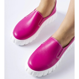 Růžové boty LS5379 Fuchsia růžový 1