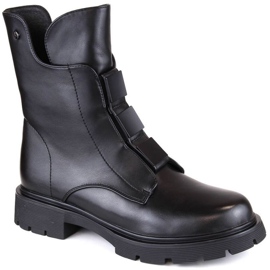 Filippo W PAW492 zateplené kozačky na zip, černé černý 1