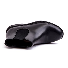 Diamantique Pánské Chelsea Boots Low Black Dymidi černá 1