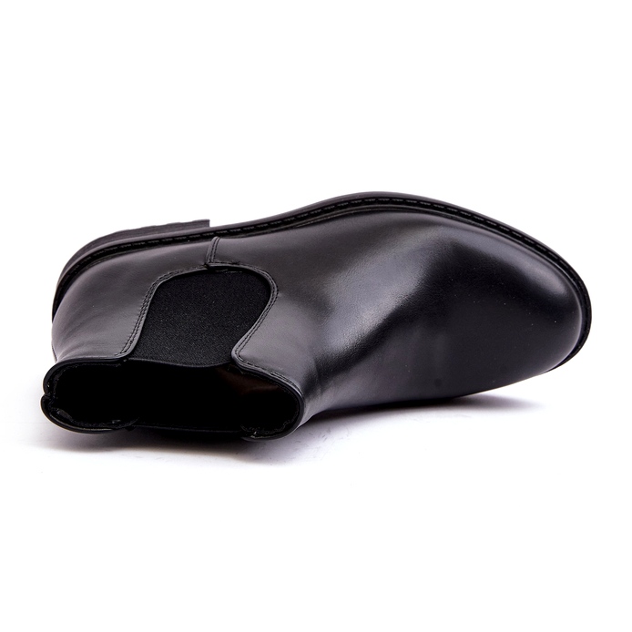 Diamantique Pánské Chelsea Boots Low Black Dymidi černá 1