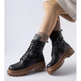 Černé tenisky s barevnou podrážkou Quennie černá 1