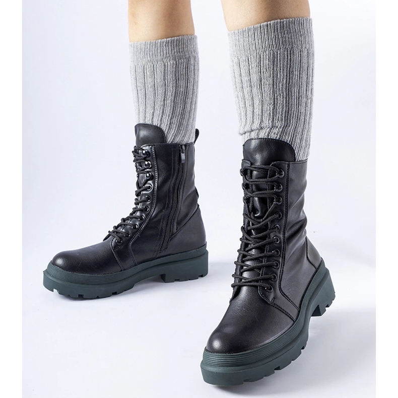 Černé tenisky s barevnou podrážkou Quennie černá 1