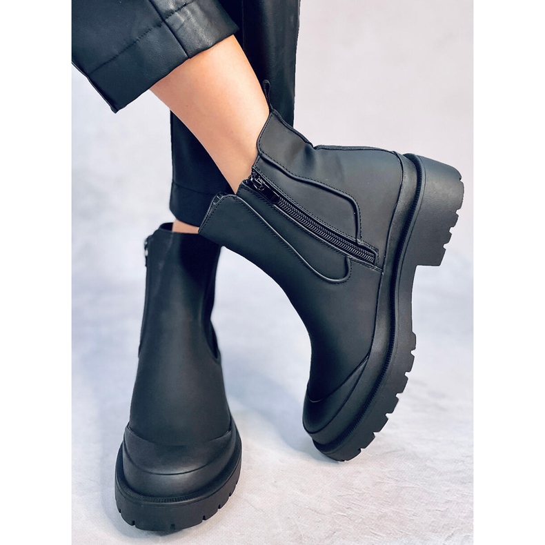Boty Carey Black Jodhpur černý 1