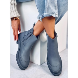 Kozačky Carey LT.BLUE Jodhpur modrý 1 Kozačky Carey LT.BLUE Jodhpur modrý 1