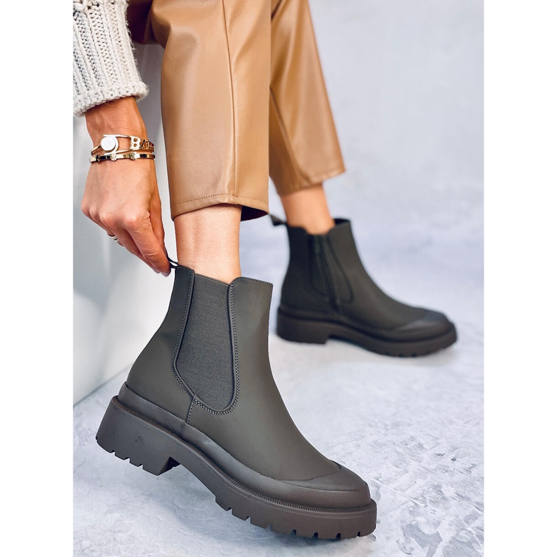 Kozačky Carey Green Jodhpur zelená 2