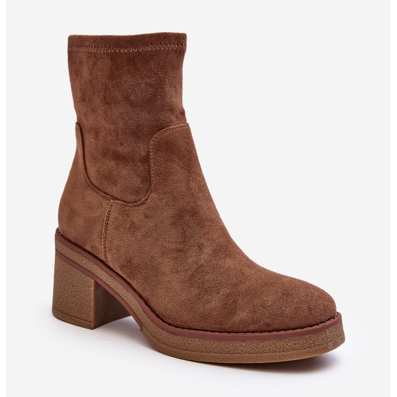 Dámské kotníkové boty Hnědé Argastis hnědý 2