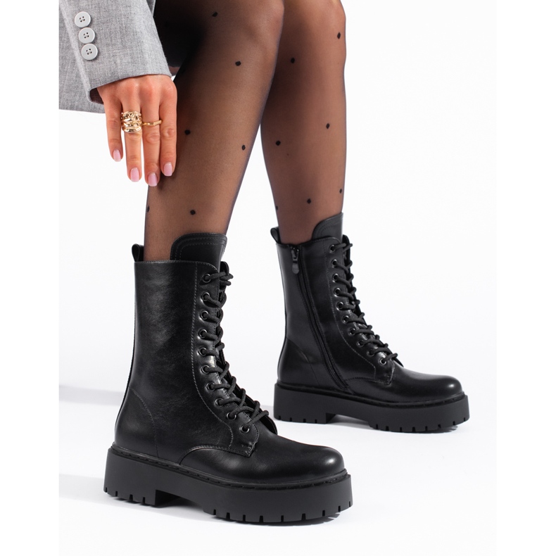 W. Potocki Černé dámské tašky na platformě Potocki černá 1