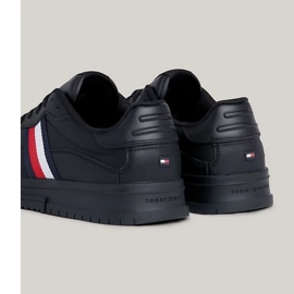 Boty Tommy Hilfiger Supercup Leather Stripes M FM0FM048240GQ černý 1