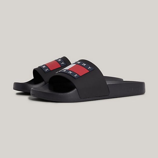 Tommy Hilfiger Flag Pool Slide Ess W EN0EN02115BDS žabky černý 1
