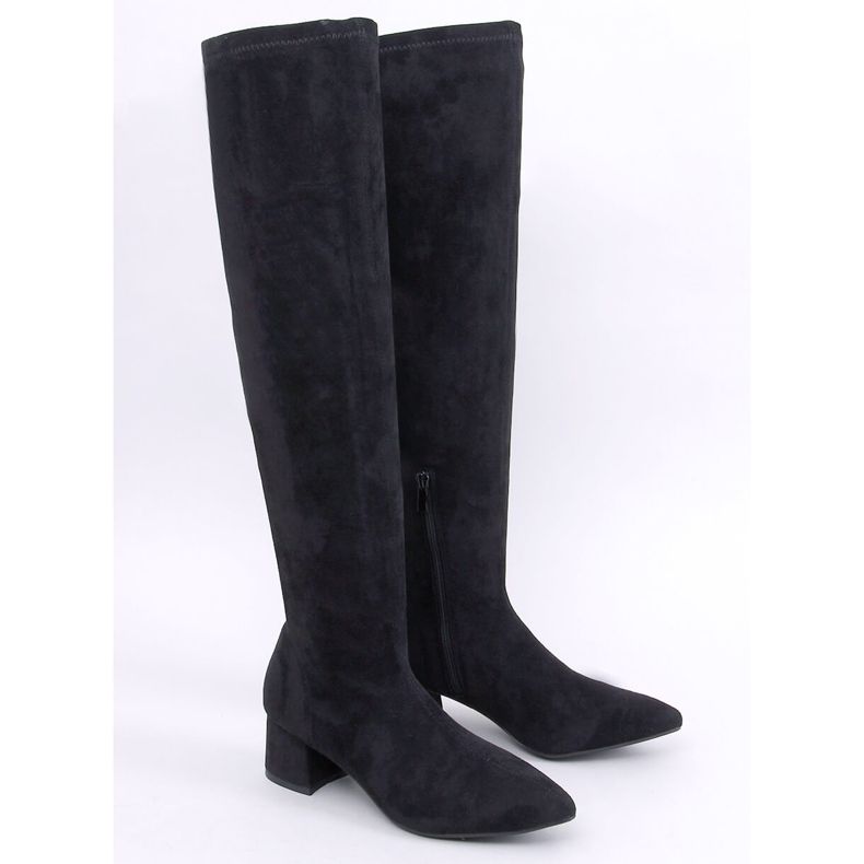 Diondre Black mušketýři na nízkém podpatku černá 1