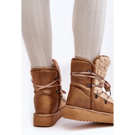Vodotěsné sněhule na platformě Vegan D.Franklin DFSH370004 Brown hnědý 2 Vodotěsné sněhule na platformě Vegan D.Franklin DFSH370004 Brown hnědý 2