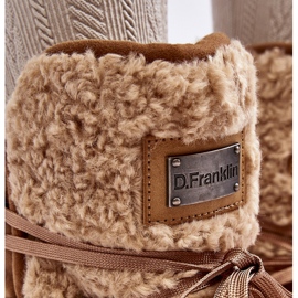 Vodotěsné sněhule na platformě Vegan D.Franklin DFSH370004 Brown hnědý 1 Vodotěsné sněhule na platformě Vegan D.Franklin DFSH370004 Brown hnědý 1