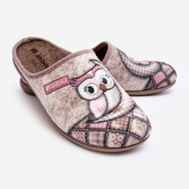 Domácí Žabky Owl Inblu Žabky GF000018 Béžová béžový 1