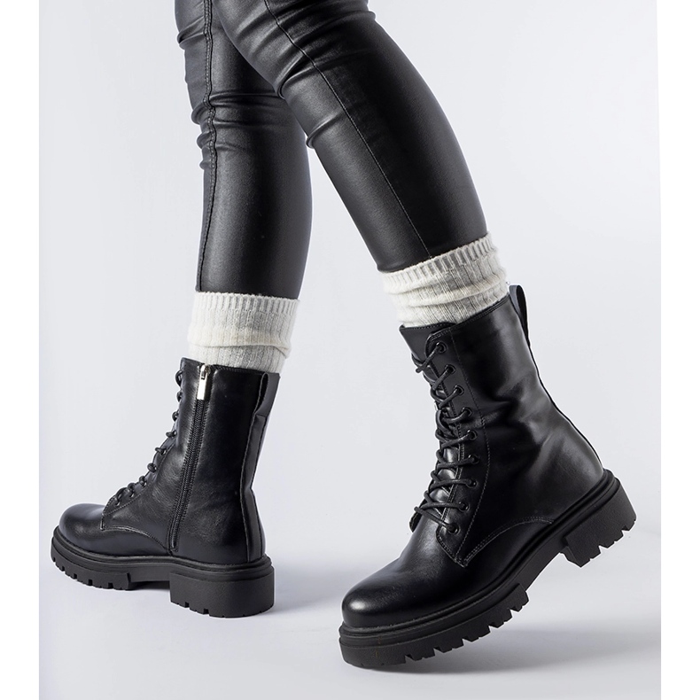 Černé zateplené boty Heights černá 1