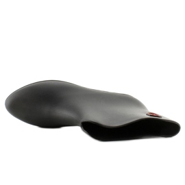 Matné kotníkové boty D34 Black černý 2