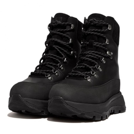 FitFlop Neo-D-Hyker voděodolná tkanina/semišové vycházkové boty W GP3-090 černá 4 FitFlop Neo-D-Hyker voděodolná tkanina/semišové vycházkové boty W GP3-090 černá 4