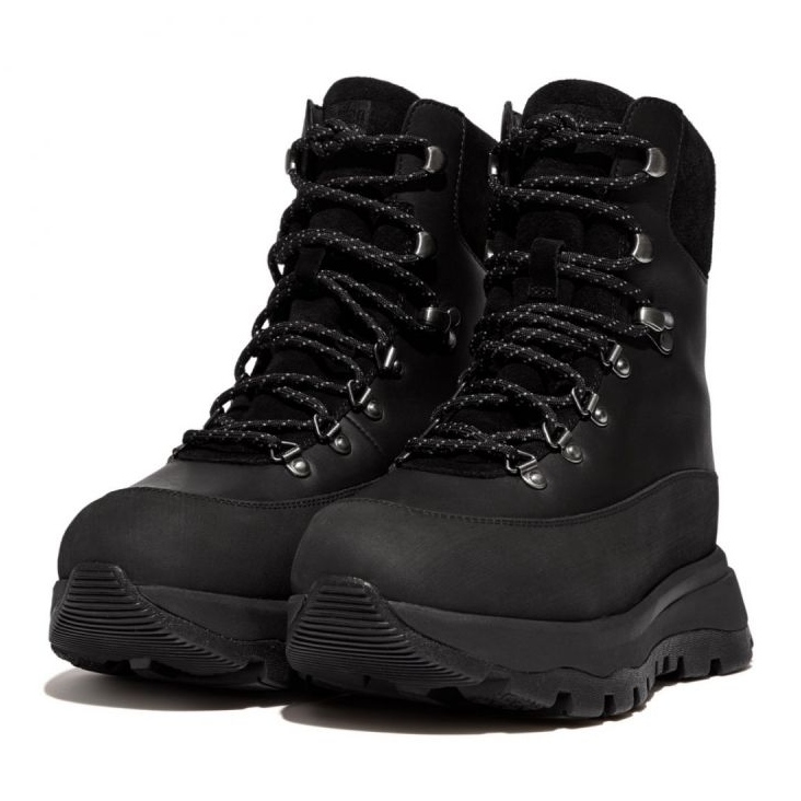 FitFlop Neo-D-Hyker voděodolná tkanina/semišové vycházkové boty W GP3-090 černá 4 FitFlop Neo-D-Hyker voděodolná tkanina/semišové vycházkové boty W GP3-090 černá 4