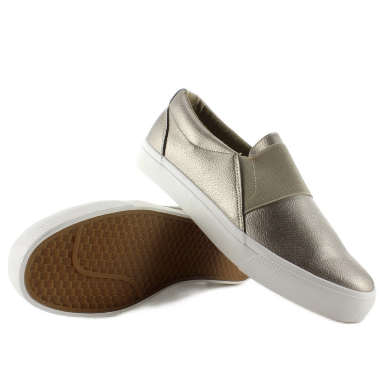 Nazouvací tenisky s gumou NB72P Gun Color žlutá 2