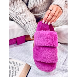 Dámské pantofle s elastickou Rhodes Fuchsia růžový 1 Dámské pantofle s elastickou Rhodes Fuchsia růžový 1