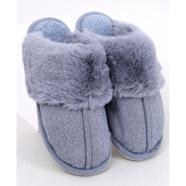 Gregory Blue rybí pánské pantofle modrý 1 Gregory Blue rybí pánské pantofle modrý 1