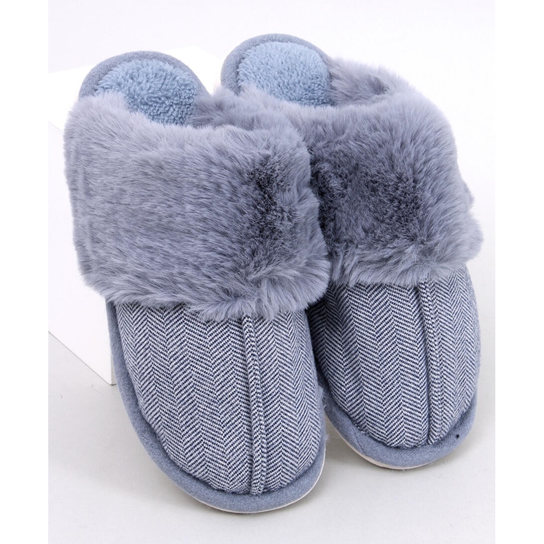 Gregory Blue rybí pánské pantofle modrý 1 Gregory Blue rybí pánské pantofle modrý 1