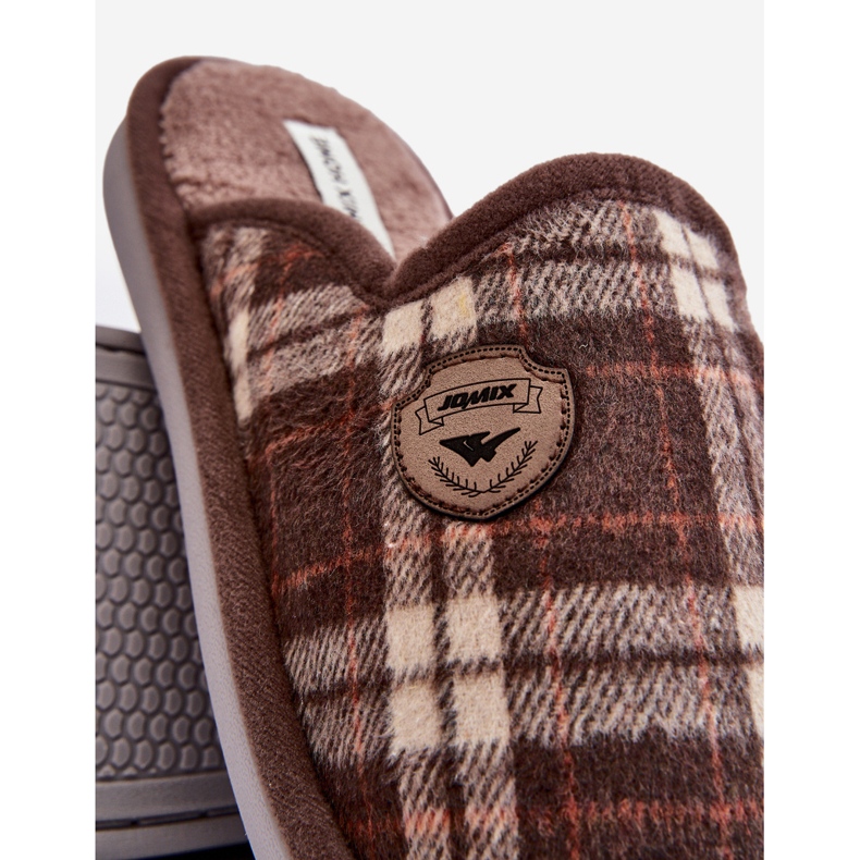 Pánské hnědé pantofle Kallile hnědý 2