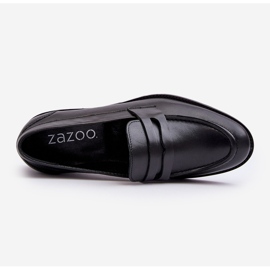 Pánské kožené mokasíny Zazoo 1570/1 Black černý 2