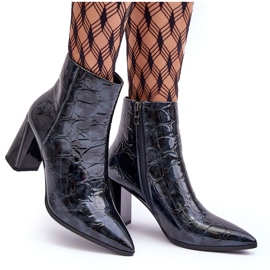 Patentované kotníkové boty S.Barski MR870-58 Námořnická modrá modrý 4