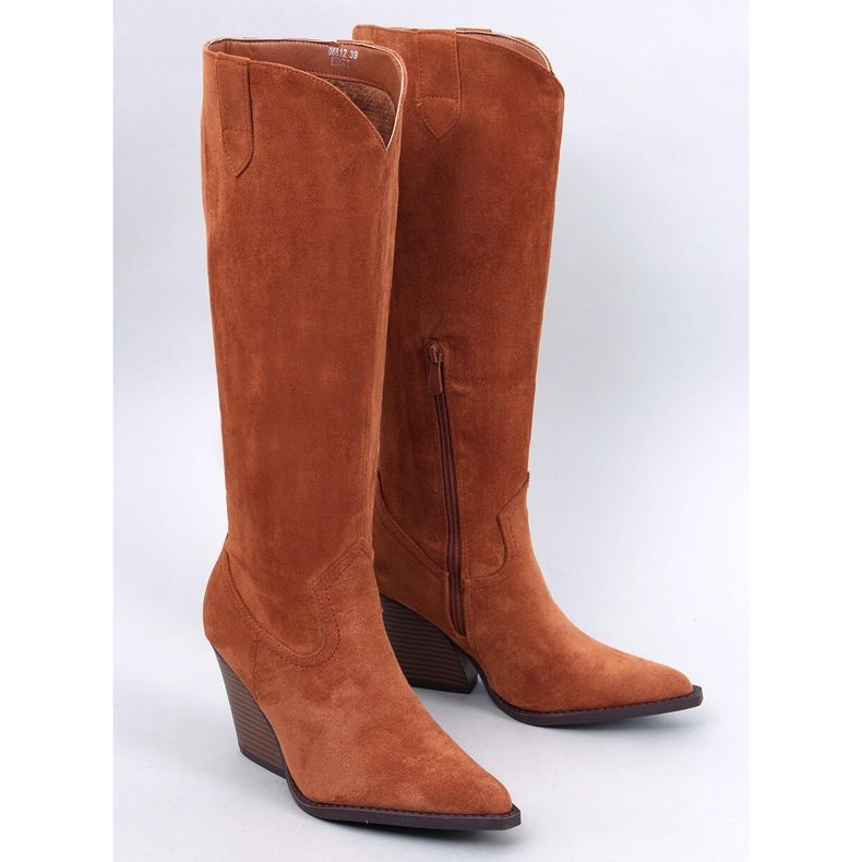 Kovbojské boty Russe Camel hnědý 1