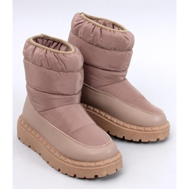 Nylonové sněhule Javier Khaki hnědý 1