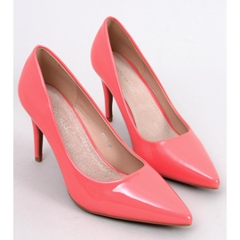 Dámské lakované vysoké podpatky Manley Pink růžový 1 Dámské lakované vysoké podpatky Manley Pink růžový 1
