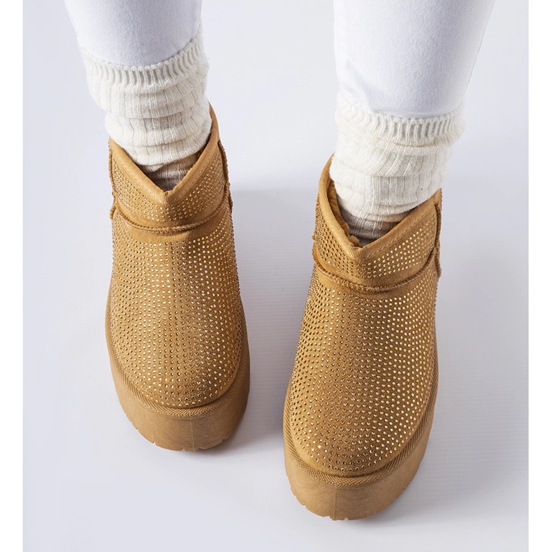 Hnědé sněhule s kamínky Sonora hnědý 1