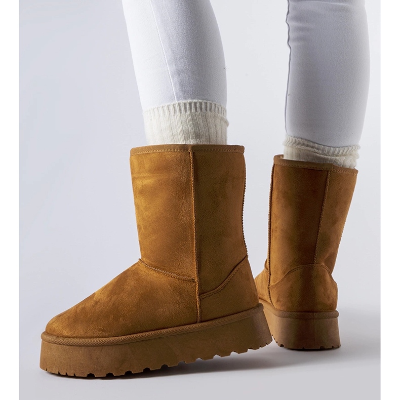 Hnědé vysoké boty do sněhu Summit hnědý 1