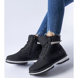 Černé zateplené matné dělníky Fernando černá 1