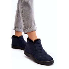 News Dámské námořnictvo modré sněhové boty modrý 1