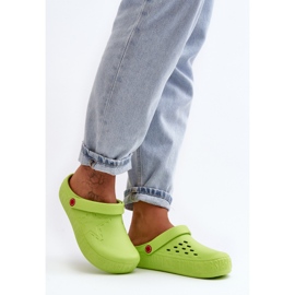 Dámské lehké žabky Crocs Big Star II275006 Zelené zelená 1