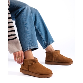 Hnědé dámské sněhule Shelovet hnědý 1