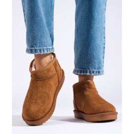 Hnědé dámské sněhule Shelovet hnědý 2