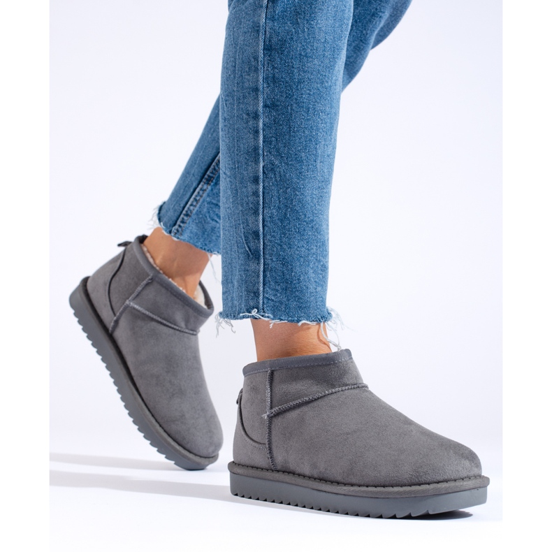 Dámské sněhule Shelovet šedé barvy šedá 1