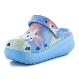 Crocs Classic Tie Dye Cutie Clog 208083-4KT pěnové pantofle modré modrý 2