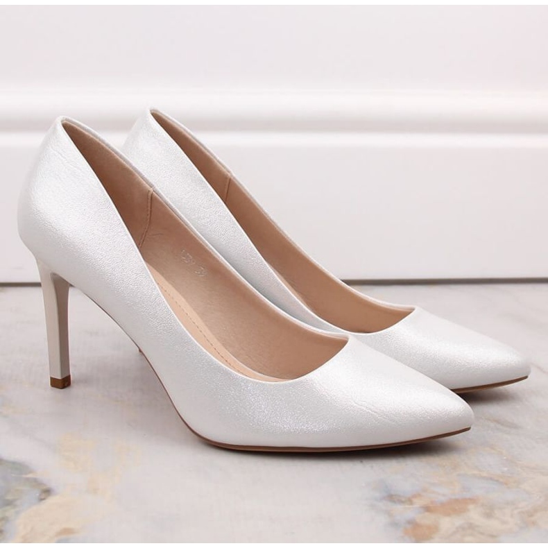 Sergio Leone W SK428A stříbrné vysoké podpatky stříbrný 1