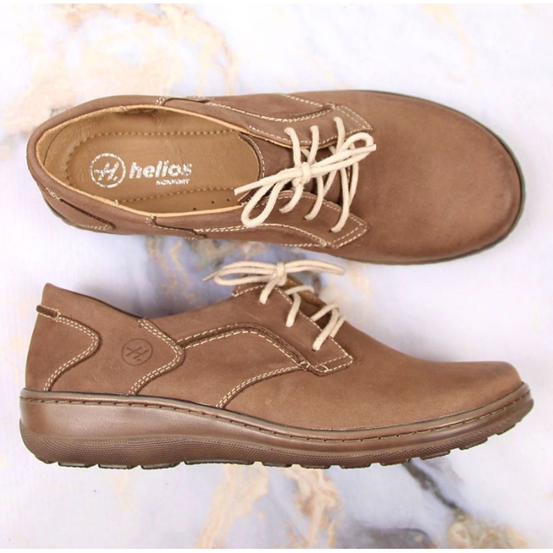 Pohodlná obuv Helios W H715N, béžová hnědý 2