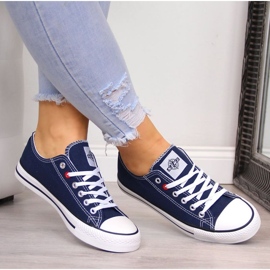 News Námořnické modré tenisky NOVINKY W EVE8A 2