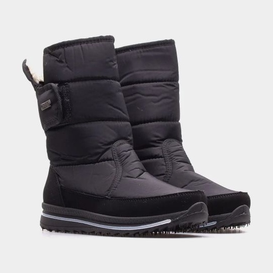 Dámské světlo izolované sněhové boty Progress Progj-21-08 Black černá 1